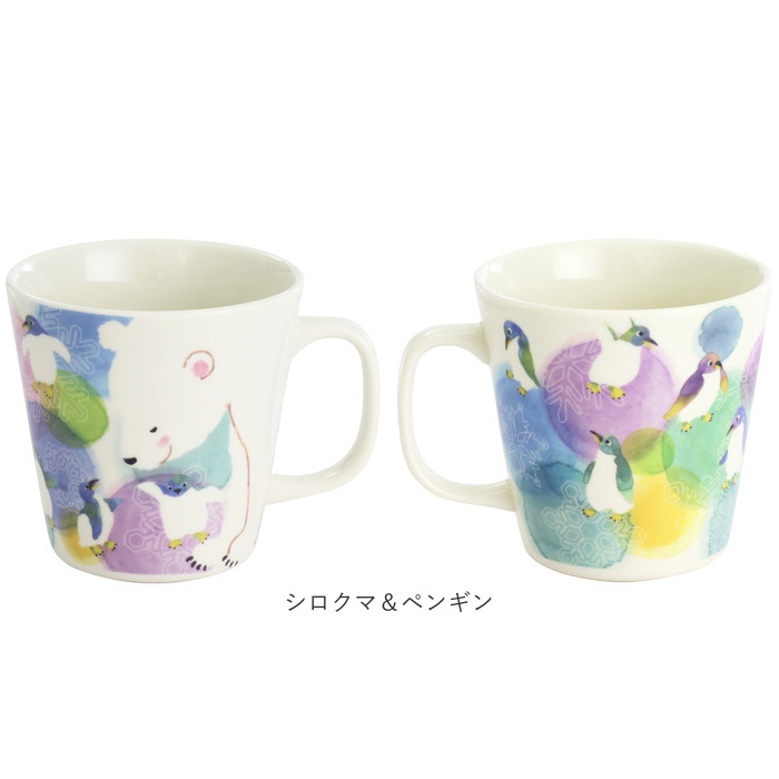 セラミック藍 マグカップ 通販 日本製 マグ カップ ふぁんFUN 湯呑み コップ 美濃焼 食器 動物 アニマル 電子レンジ対応 食洗機対応 ギフト セラミック藍 |  | 21