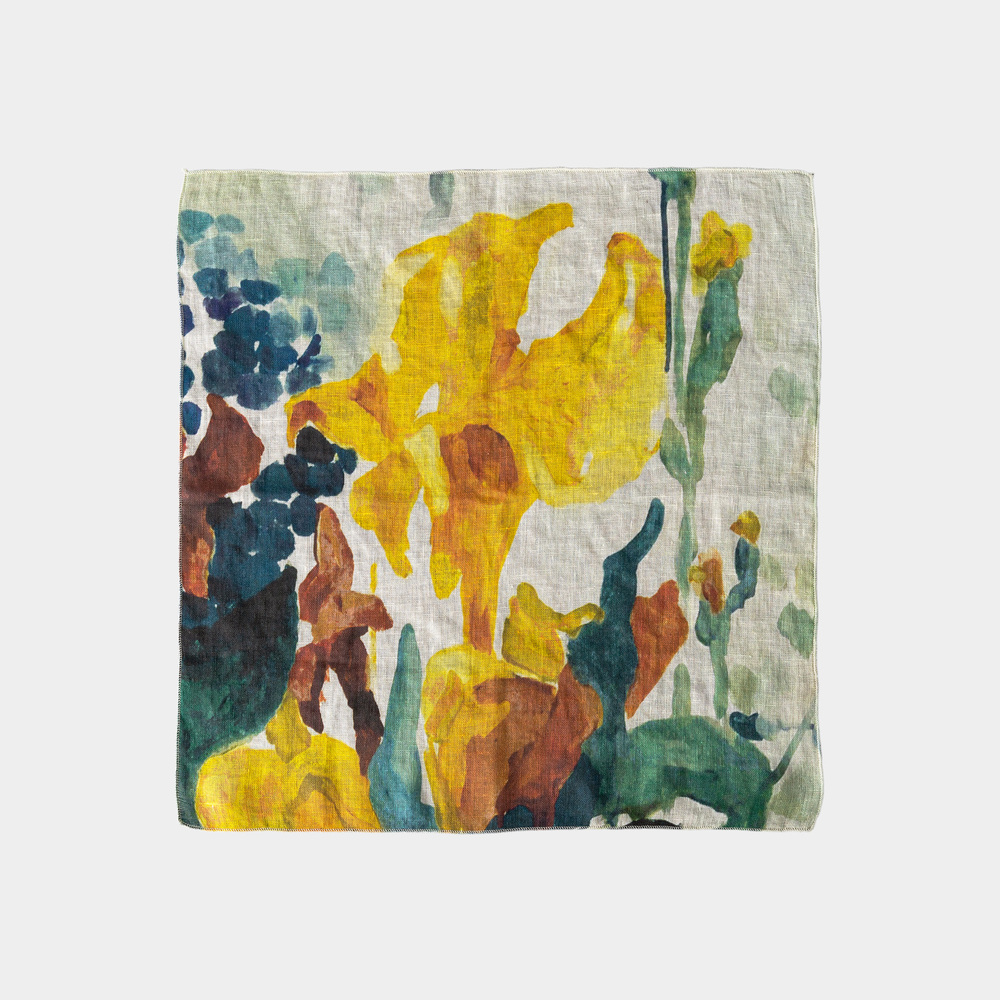 リーノエリーナ lino e lina manon リーノエリーナ ハンカチ リネン 通販 レディース ハンカチーフ フロレゾン やわらかい 肌触り ふわっと 麻 かわいい 柄 | Lino e Lina | 03