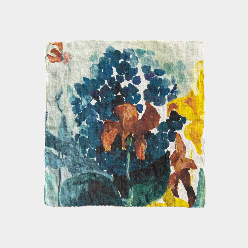 リーノエリーナ lino e lina manon リーノエリーナ ハンカチ リネン 通販 レディース ハンカチーフ フロレゾン やわらかい 肌触り ふわっと 麻 かわいい 柄 | Lino e Lina | 04