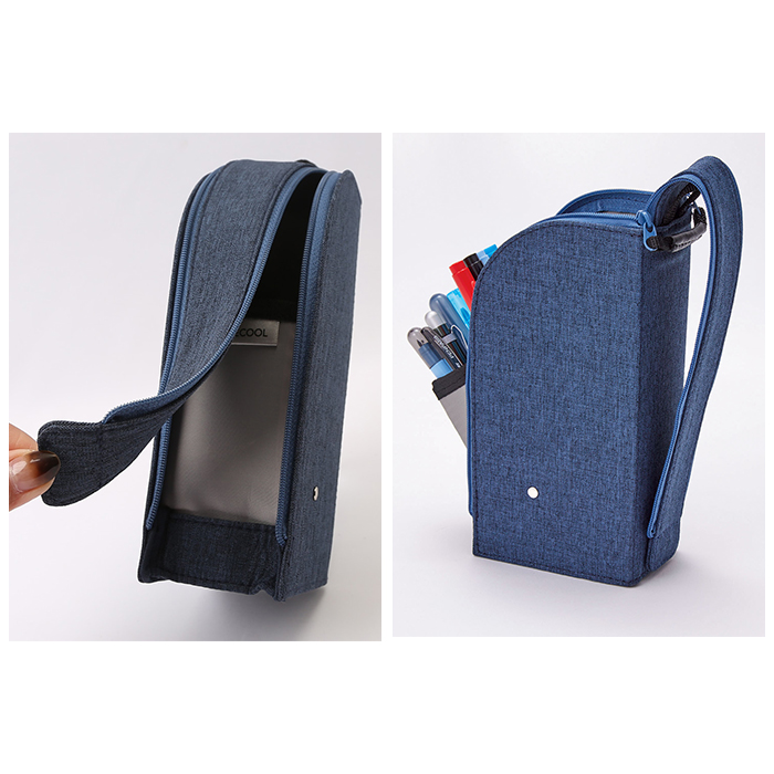 ペンケース 通販ペンケース 自立 筆箱 筆入れ ペン立て 斜め ペンスタンド デテクールペンケース テレワーク リビング学習 スタンドペンケース ペンケース | レイメイ藤井 | 10