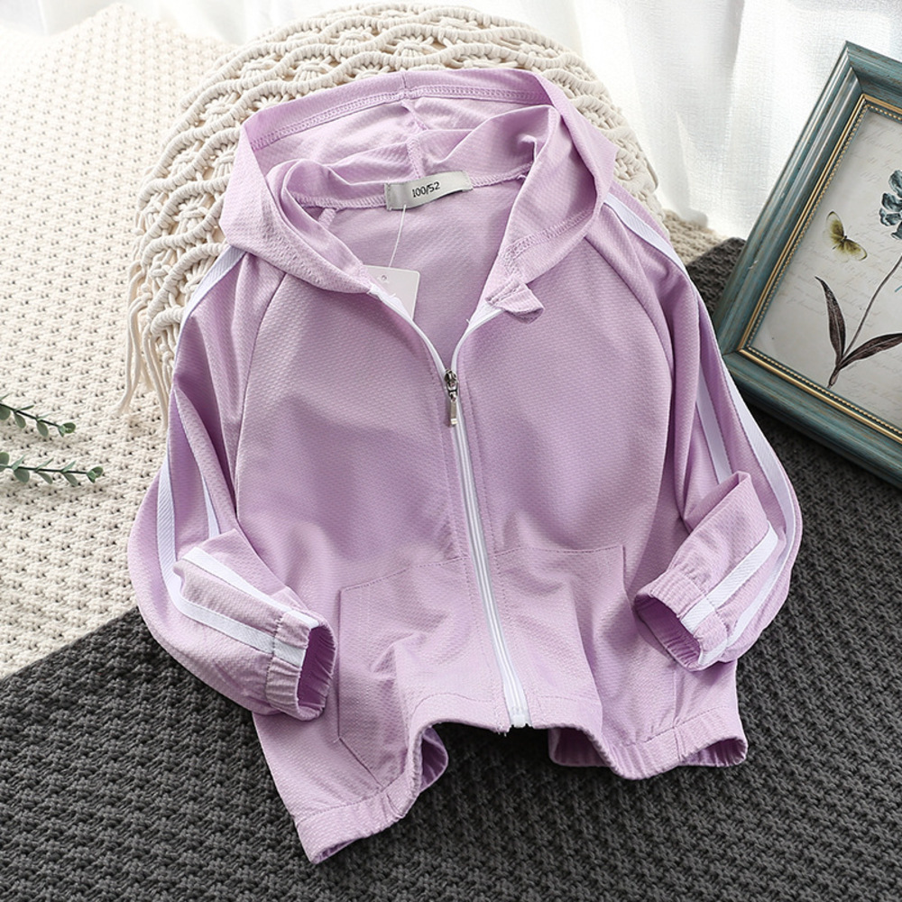 キッズ パーカー 無地 通販 キッズパーカー ジップパーカー 上着 羽織 羽織り 子供服 子ども服 長袖 フード メッシュ 通気性 軽い 軽量 薄手 薄い 男の子 キッズ | ブランド登録なし | 07