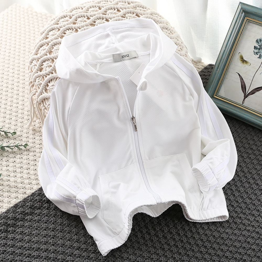 キッズ パーカー 無地 通販 キッズパーカー ジップパーカー 上着 羽織 羽織り 子供服 子ども服 長袖 フード メッシュ 通気性 軽い 軽量 薄手 薄い 男の子 キッズ | ブランド登録なし | 04