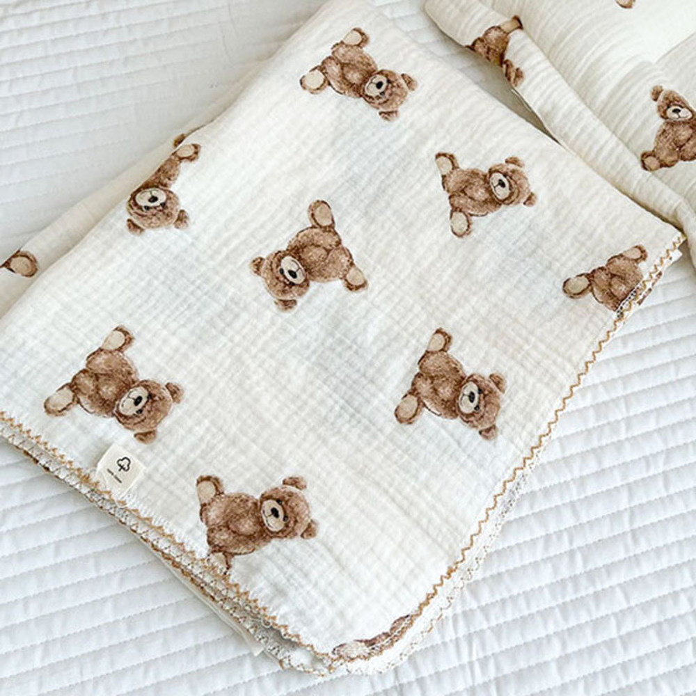 けーにゃん様❤オーダーページ ハンドメイド ガーゼケット おくるみ
