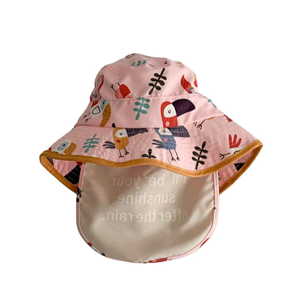 ハット キッズ ベビー 帽子 通販 サンハット ビーチハット 薄手 速乾 ひも付き 紐付き 日よけカバー付き サイズ調節可能 顎ひも あご紐付き 子供用 子供 ハット |  | 08