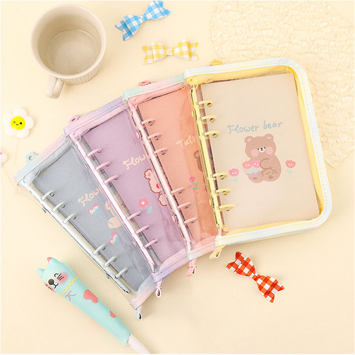 トレカ コレクトブック 通販 トレカケース かわいい トレカバインダー トレカファイル 透明 トレカホルダー トレカアルバム A5 6穴 可愛い 推し活 トレカ |  | 08