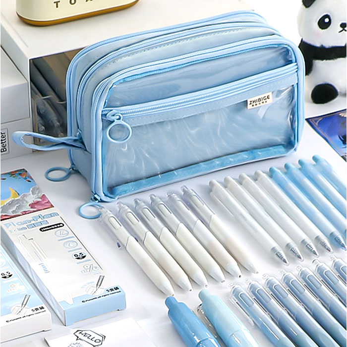 痛ペンポーチ 通販 筆箱 ふでばこ 痛ペンケース ペンケース 缶バッチ入れ ポーチ 小物入れ 文具箱 大容量 多機能 両面透明 推し活 可愛い かわいい 痛ペンポーチ |  | 13