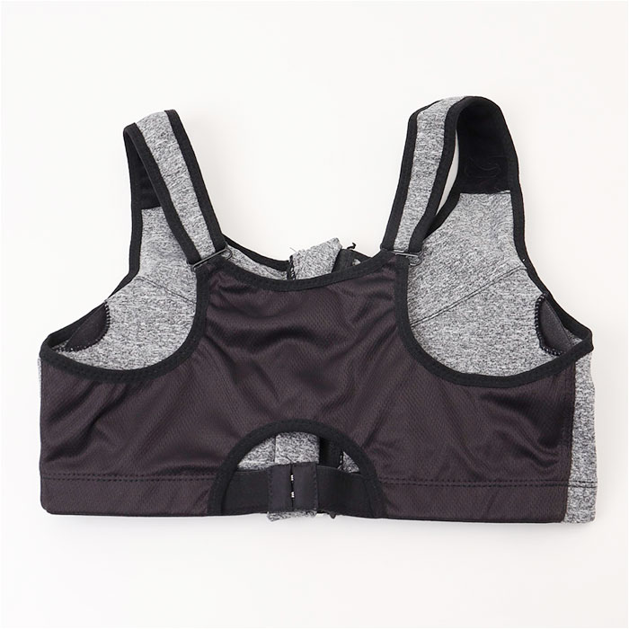 スポーツブラ 前開き 揺れない 通販 スポブラ ブラジャー ブラ カップ付き パット付き 下着 ノンワイヤー インナー フロントファスナー ファスナー スポーツブラ |  | 10