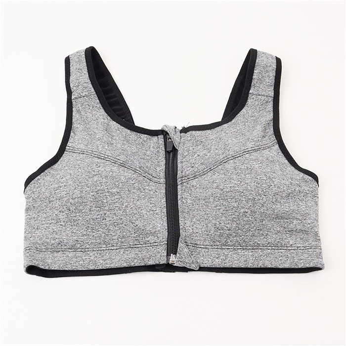 スポーツブラ 前開き 揺れない 通販 スポブラ ブラジャー ブラ カップ付き パット付き 下着 ノンワイヤー インナー フロントファスナー ファスナー スポーツブラ |  | 09