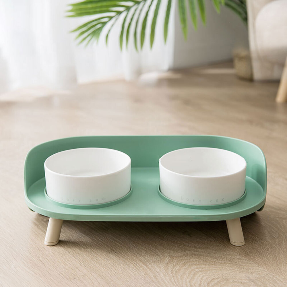 ペット フードボウル スタンド セット 陶器 通販 エサ皿 餌皿 皿 エサ入れ 餌入れ 食器 ペット用食器 食事台 ペットフードボウル ペット | BACKYARD FAMILY | 01