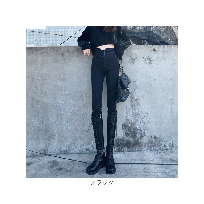 デニム ハイウエスト レディース 通販 スキニーデニムパンツ スキニーパンツ デニムパンツ デニレギ レギンス レギンスパンツ スキニー パンツ ズボン デニム | BACKYARD FAMILY | 16