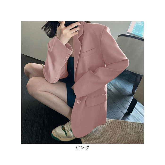 テーラードジャケット レディース 長袖 通販 テーラード ジャケット カジュアルジャケット 通勤 ビジネス カジュアル ビジネスカジュアル テーラードジャケット | BACKYARD FAMILY | 13