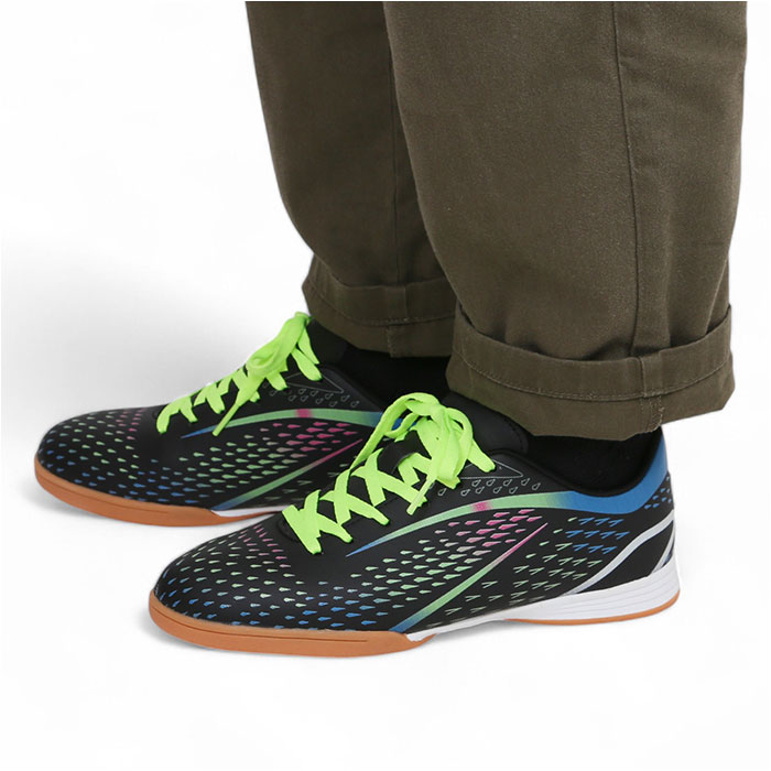 フットサルシューズ サッカーシューズ キッズ ジュニア 通販 トレーニングシューズ ひも靴 紐靴 幅広 フットサル サッカー 滑り止め フットサルシューズ |  | 03