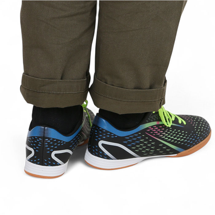 フットサルシューズ サッカーシューズ キッズ ジュニア 通販 トレーニングシューズ ひも靴 紐靴 幅広 フットサル サッカー 滑り止め フットサルシューズ |  | 04