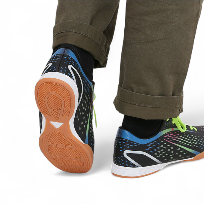 フットサルシューズ サッカーシューズ キッズ ジュニア 通販 トレーニングシューズ ひも靴 紐靴 幅広 フットサル サッカー 滑り止め フットサルシューズ |  | 05