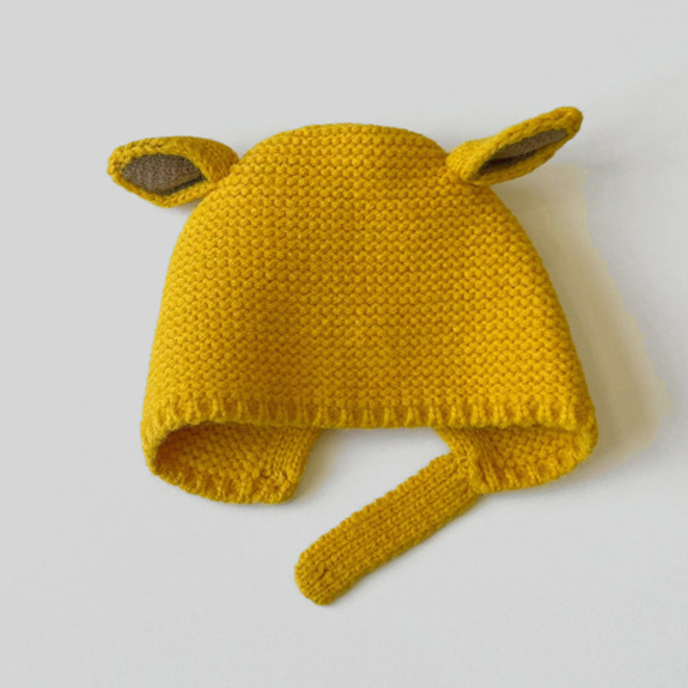 ベビー 帽子 耳付き バンビ 通販 ベビー帽子 ぼうし ニット帽 ニット 紐付き バンビ耳 伸縮性 男の子 女の子 子供 こども 子ども 赤ちゃん 新生児 ベビー | BACKYARD FAMILY | 06