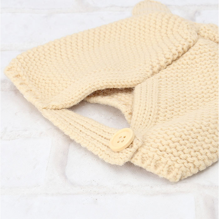 ベビー 帽子 耳付き バンビ 通販 ベビー帽子 ぼうし ニット帽 ニット 紐付き バンビ耳 伸縮性 男の子 女の子 子供 こども 子ども 赤ちゃん 新生児 ベビー |  | 12