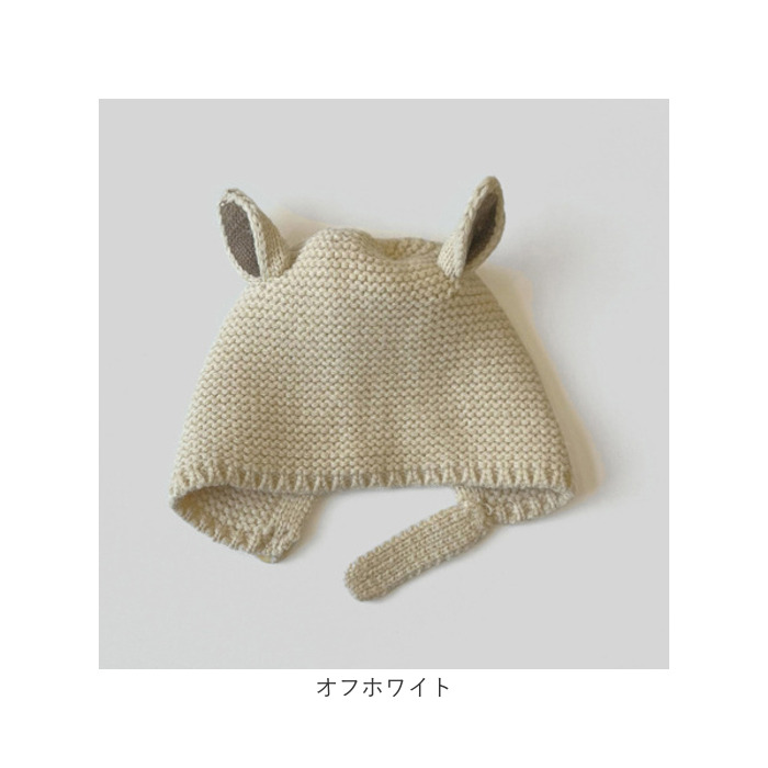 ベビー 帽子 耳付き バンビ 通販 ベビー帽子 ぼうし ニット帽 ニット 紐付き バンビ耳 伸縮性 男の子 女の子 子供 こども 子ども 赤ちゃん 新生児 ベビー |  | 15