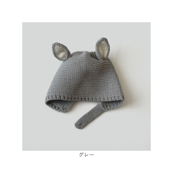 ベビー 帽子 耳付き バンビ 通販 ベビー帽子 ぼうし ニット帽 ニット 紐付き バンビ耳 伸縮性 男の子 女の子 子供 こども 子ども 赤ちゃん 新生児 ベビー |  | 18