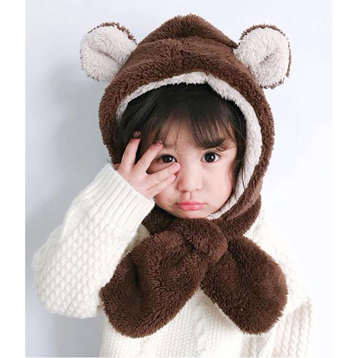 帽子 マフラー キッズ 耳付き帽子 通販 キッズマフラー ぼうし くまみみ くま耳 もこもこ モコモコ ふわふわ フワフワ 柔らかい やわらかい かわいい 帽子 |  | 05