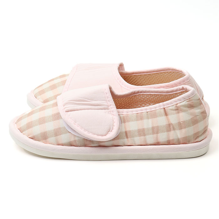 スリッパ レディース ルームシューズ かかと付き 通販 介護用シューズ 上履き スリッポン 室内履き かかと 踵 かかとあり 厚底 柔らかい 静音 軽量 スリッパ |  | 11