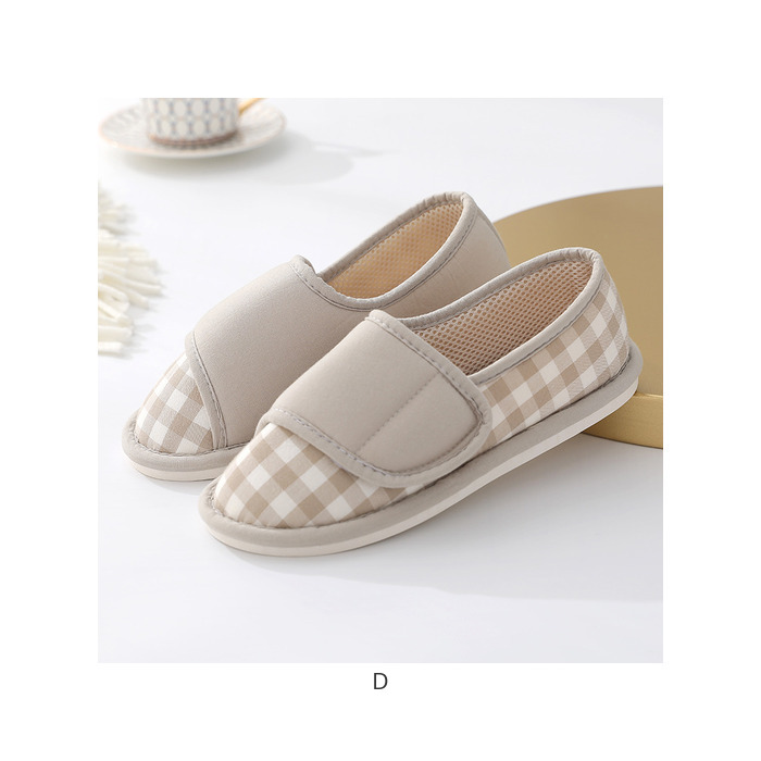 スリッパ レディース ルームシューズ かかと付き 通販 介護用シューズ 上履き スリッポン 室内履き かかと 踵 かかとあり 厚底 柔らかい 静音 軽量 スリッパ |  | 16