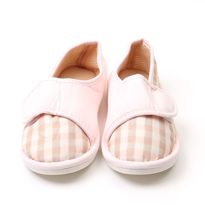 スリッパ レディース ルームシューズ かかと付き 通販 介護用シューズ 上履き スリッポン 室内履き かかと 踵 かかとあり 厚底 柔らかい 静音 軽量 スリッパ |  | 09