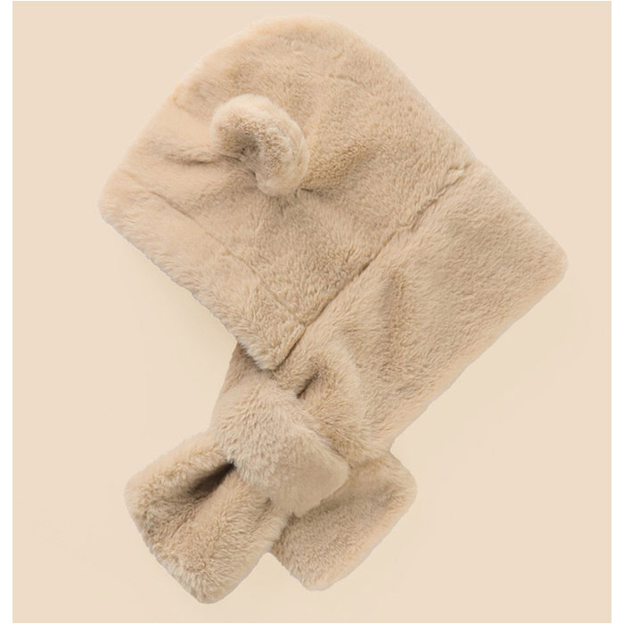 くま耳 帽子 ベビー 通販 ベビーマフラー キッズマフラー マフラー 帽子マフラー 耳付き ファー 子供 子ども こども 男の子 女の子 キッズ 赤ちゃん くま耳 |  | 10