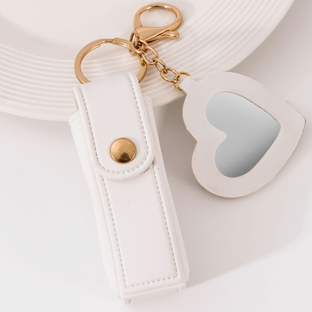 リップケース リップホルダー 通販 ケース 鏡付き リップ ホルダー キーホルダー 持ち運び 携帯用 コンパクト かわいい 口紅ケース 化粧品 リップケース | BACKYARD FAMILY | 01