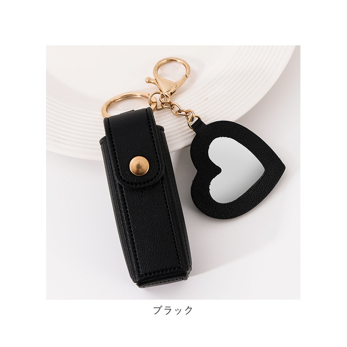 ハンドメイド リップケース リップホルダー キーホルダー型 リップケース リップホルダー 通販 ケース 鏡付き リップ ホルダー