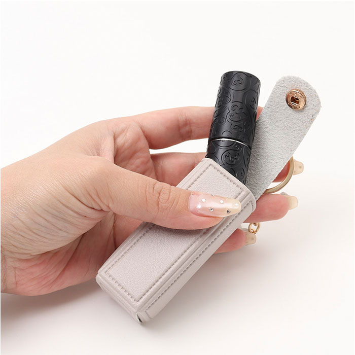 リップケース リップホルダー 通販 ケース 鏡付き リップ ホルダー キーホルダー 持ち運び 携帯用 コンパクト かわいい 口紅ケース 化粧品 リップケース | BACKYARD FAMILY | 17