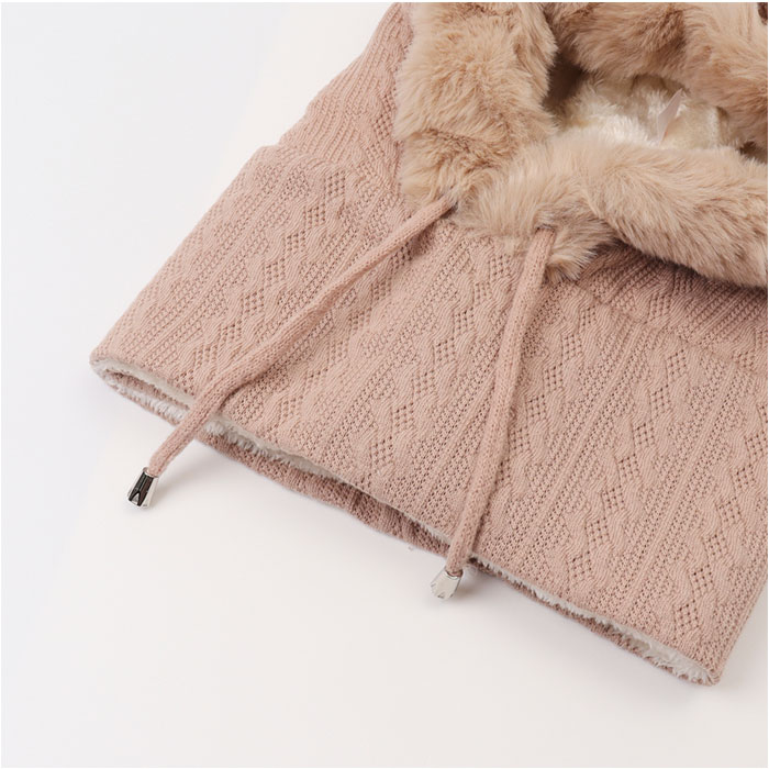 バラクラバ ニット ネックウォーマー 通販 レディース ファー 帽子 ぼうし フード ニット帽 ふわふわ ボア おしゃれ オシャレ マフラー 通勤 バラクラバ |  | 11