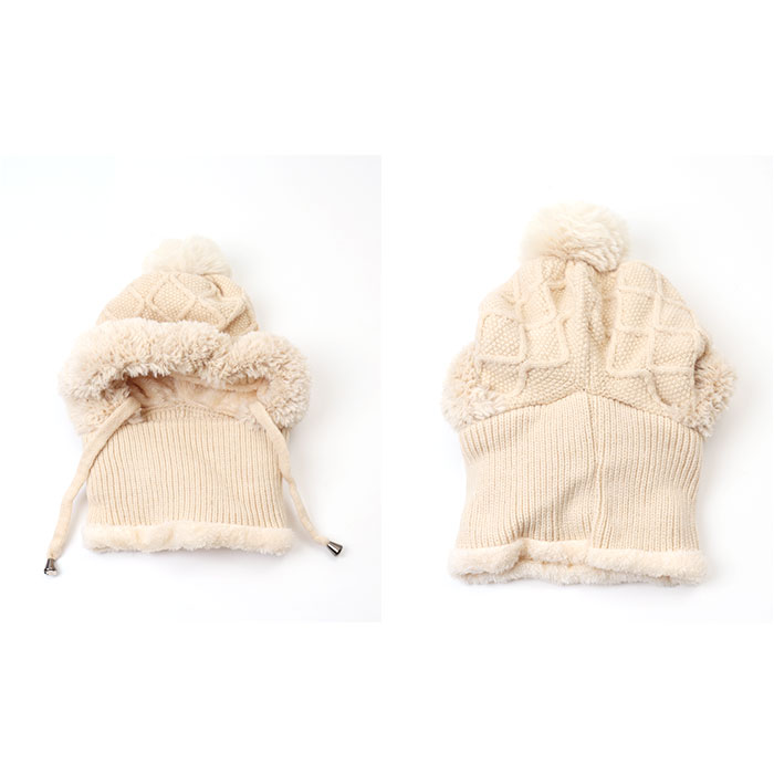 バラクラバ ネックウォーマー ニット 通販 帽子 ぼうし フード ニット帽 レディース ファー ふわふわ ボア おしゃれ オシャレ 防寒 防風 かわいい バラクラバ |  | 10