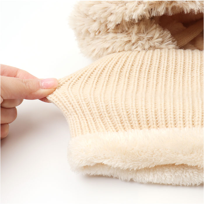 バラクラバ ネックウォーマー ニット 通販 帽子 ぼうし フード ニット帽 レディース ファー ふわふわ ボア おしゃれ オシャレ 防寒 防風 かわいい バラクラバ |  | 13