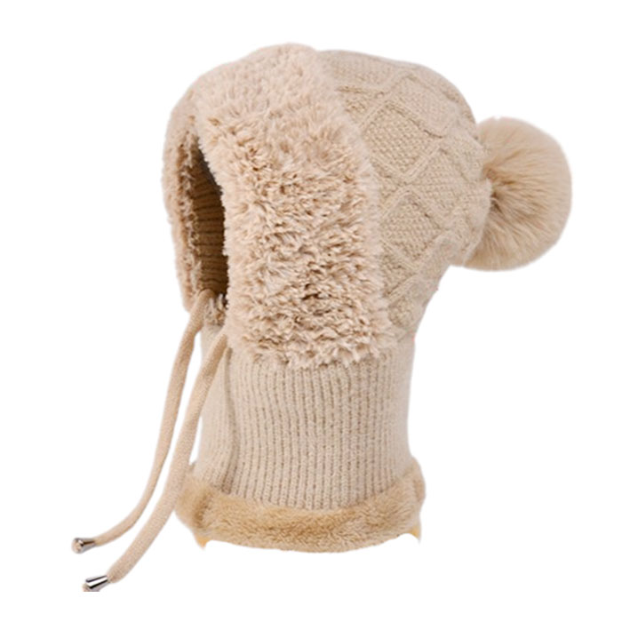 バラクラバ ネックウォーマー ニット 通販 帽子 ぼうし フード ニット帽 レディース ファー ふわふわ ボア おしゃれ オシャレ 防寒 防風 かわいい バラクラバ |  | 07