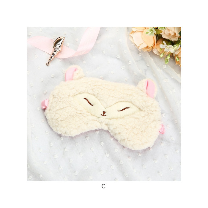 アイマスク かわいい 通販 アニマル アイピロー おしゃれ 睡眠 グッズ おもしろ 睡眠グッズ 遮光 ふわふわ もこもこ シルクタッチ 旅行 飛行機 アイマスク | BACKYARD FAMILY | 16