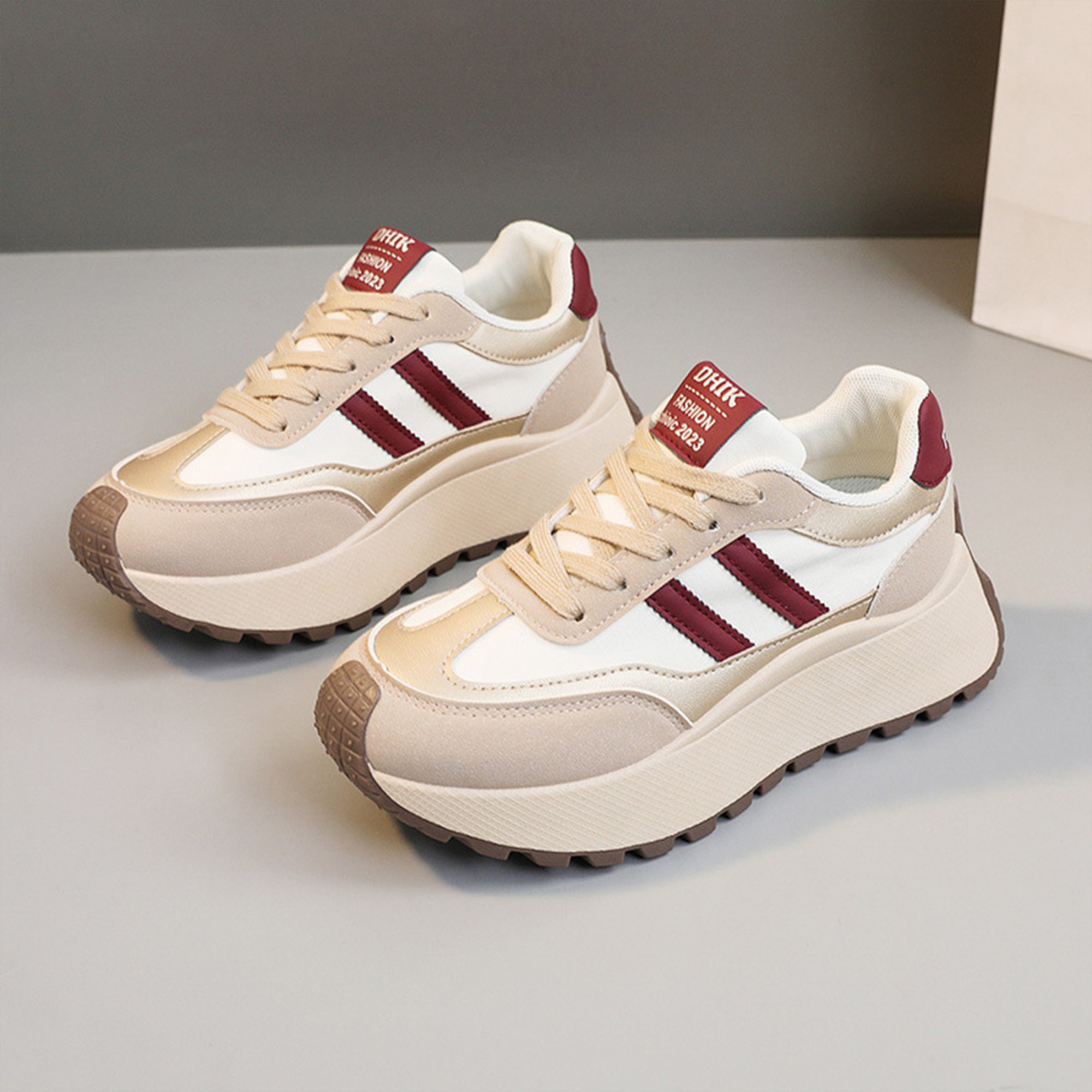 厚底スニーカー レディース 通販 スニーカー カジュアルスニーカー ダッドスニーカー ダッドシューズ 厚底シューズ 女性 歩きやすい 滑りにくい  厚底スニーカー | BACKYARD FAMILY | 03