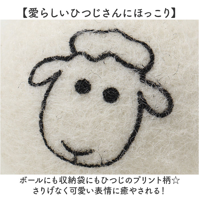 ドライヤーボール ウール 6個セット 通販 ウールボール 乾燥ボール ドライボール ボール 乾燥器 乾燥 ドライヤー 羊毛 収納袋付き ドライヤーボール |  | 08