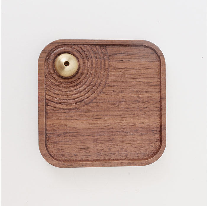 お香立て 線香立て 香炉 木製 通販 インセンスホルダー 線香皿 香皿 お香 受け皿 線香 クルミの木のお香立て クルミ ウォールナット コンパクト お香立て |  | 08
