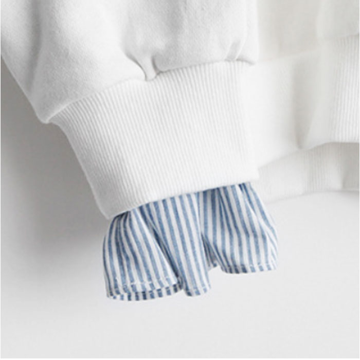 重ね着風 トレーナー 通販 重ね着風トップス プルオーバー 長袖 レディース レイヤード風 ゆったり 春 秋 冬 シンプル 無地 ストライプ おしゃれ 大人 重ね着風 |  | 12