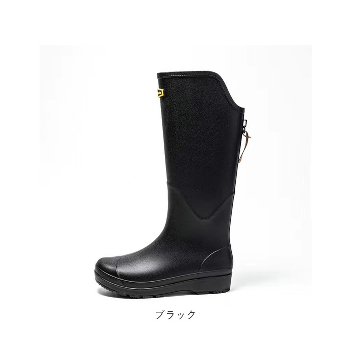 レインブーツ レインシューズ ロング 通販 ロングレインブーツ ロングブーツ 雨靴 長靴 ブーツ 長ぐつ 靴 レイン雨具 大人 シンプル ベーシック レインブーツ |  | 15