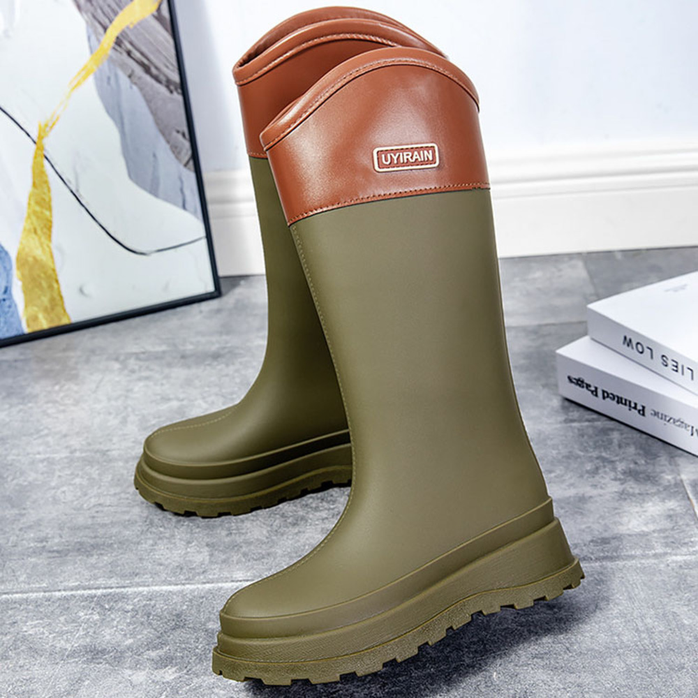 レインブーツ レディース レインシューズ ロング 通販 ロングレインブーツ ロングブーツ 雨靴 長靴 ブーツ 長ぐつ 靴 レイン雨具 大人 シンプル  レインブーツ | BACKYARD FAMILY | 03