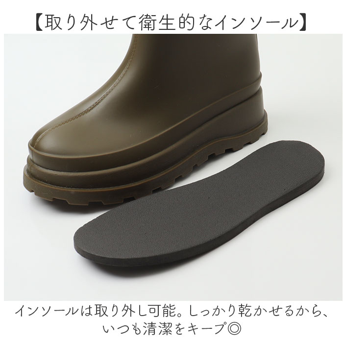 レインブーツ レディース レインシューズ ロング 通販 ロングレインブーツ ロングブーツ 雨靴 長靴 ブーツ 長ぐつ 靴 レイン雨具 大人 シンプル  レインブーツ | BACKYARD FAMILY | 10