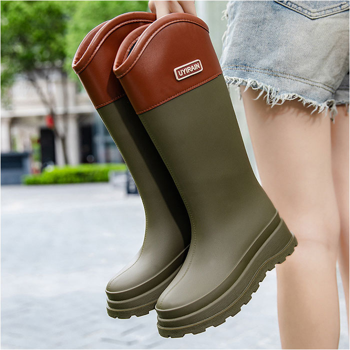 レインブーツ レディース レインシューズ ロング 通販 ロングレインブーツ ロングブーツ 雨靴 長靴 ブーツ 長ぐつ 靴 レイン雨具 大人 シンプル  レインブーツ | BACKYARD FAMILY | 11