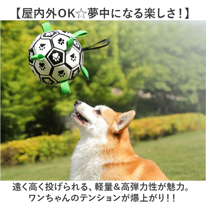 犬 おもちゃ ボール 通販 犬用ボール 犬おもちゃ 犬オモチャ 犬用おもちゃ ペットおもちゃ 玩具 サッカーボール 19cm 噛むおもちゃ 室内 屋外 小型犬 犬 |  | 02