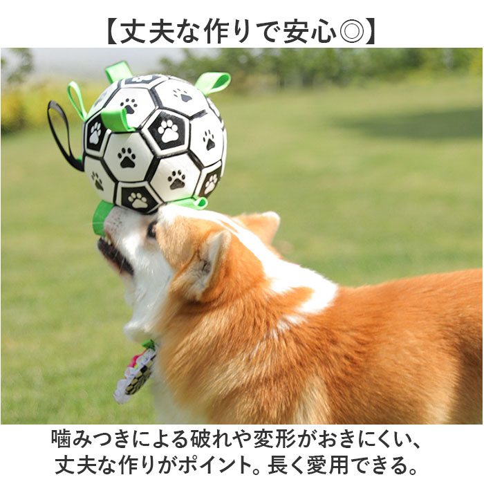 犬 おもちゃ ボール 通販 犬用ボール 犬おもちゃ 犬オモチャ 犬用おもちゃ ペットおもちゃ 玩具 サッカーボール 19cm 噛むおもちゃ 室内 屋外 小型犬 犬 |  | 05