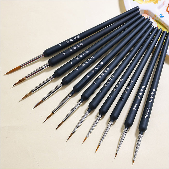 筆 面相筆 セット 通販 極細筆 絵筆 11本 細筆 ふで プラモデル ペイント 絵 塗装筆 ネイルアート 塗装 模型 ペイントブラシ 画材 ミニチュア ホビー 筆 |  | 10