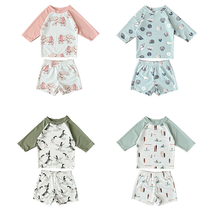 水着 セパレート 帽子 ベビー キッズ 通販 スイムパンツ 長袖 ラッシュガード パンツ 子ども用水着 子供用水着 スイムウェア UVカット 帽子付き セット 水着 |  | 08