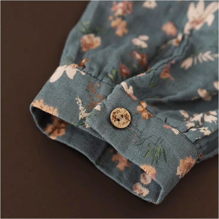 シャツ 長袖 花柄 通販 長袖シャツ 花柄シャツ レディース ギャザー おしゃれ かわいい オシャレ 春 秋 冬 春秋 シンプル 大人かわいい 大人可愛い シャツ |  | 08