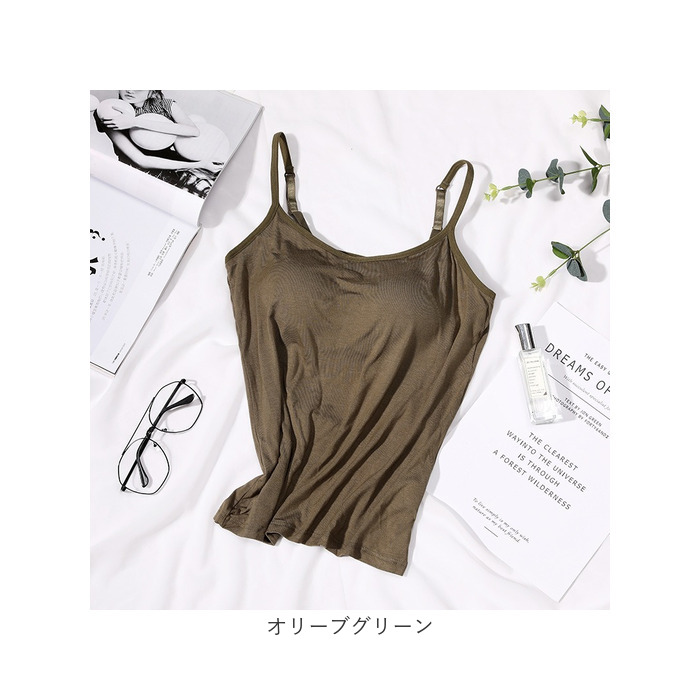 カップ付きキャミソール レディース 通販 カップ付きインナー ブラトップ キャミソール ブラキャミソール キャミ ノースリーブ カップ付きキャミソール |  | 18