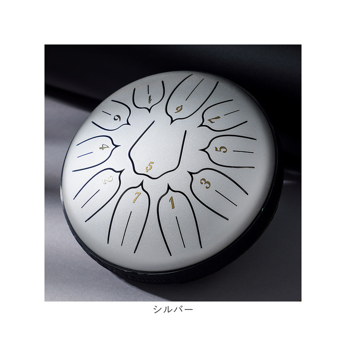 スリットドラム タングドラム ミニ 通販 ミニタングドラム 6インチ 癒し リラックス 演奏 楽器 11音 打楽器 収納バッグ付き 子ども 大人 瞑想 スリットドラム |  | 17